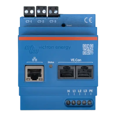 Contador de Energía Trifásico / 75 A / 3 Fases / Ethernet y VE.Can / Actualización 100 ms / Transformadores CT Incluidos - Imagen 4