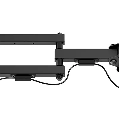 Soporte de Pared Articulado para Pantallas / VESA 75x75 a 200x200 / Hasta 43 Pulgadas / Carga 20 kg (44 lbs) / Movimiento Completo / Perfil 66 mm - Imagen 5