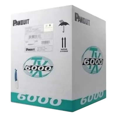 Cable UTP / Cat 6A Mejorado / 305 m (1000 ft) / 23 AWG / CMR Riser / 4 Pares / Cobre Sólido