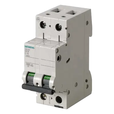 Interruptor automático magnetotérmico / 2 polos / 40 A / 6 kA / Curva C / Montaje DIN