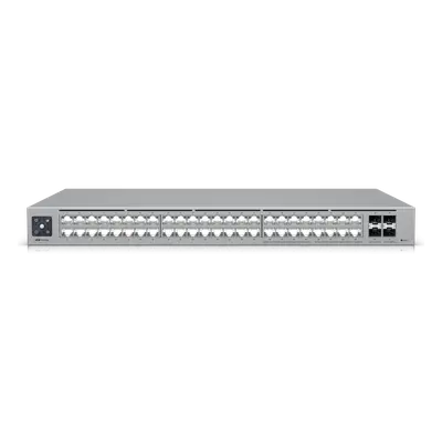 Switch Administrable Capa 3 / 48 Puertos RJ45 (16 × 2.5 GbE + 32 × 1 GbE) / 4 Puertos SFP+ 10G / Capacidad 224 Gbps / Pantalla LCD Táctil 1.3" / Etherlighting™ / RPS DC