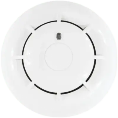 Detector de Humo Óptico / 4 Sensibilidades Programables 0.08-0.15 dB/m / Muestreo Cada 4 s / Compensación Automática de Suciedad / IP43 / Consumo Ultra Bajo 90 µA - Imagen 2