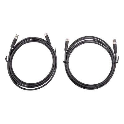 Cable de Comunicación BMS / Conector Circular M8 / 2 m (6.6 ft) de Longitud / 2 Piezas / Compatible con Baterías Victron Litio NG - Imagen 2