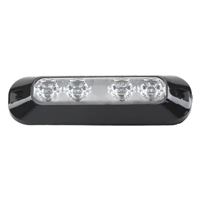 Luz Auxiliar LED / 4 LEDs Bicolor Rojo/Azul / 22 Patrones de Destello / Voltaje Universal 12-24 VCC / Interior y Exterior - Imagen 2