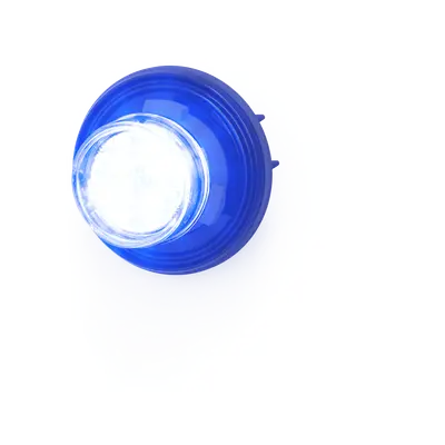 Estrobo LED Oculto / 12 LEDs / Rojo/Azul / 12-24 V DC / Lente Transparente / Bisel Negro - Imagen 2