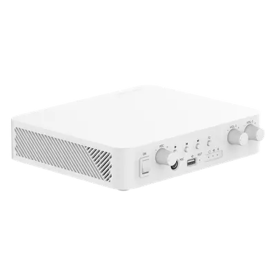 Amplificador de Audio IP / 80 W / 2 Zonas 40 W / 100V/70V / Bluetooth / USB / RCA / Micrófono / Spotify / Control Web - Imagen 2