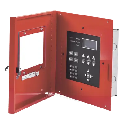 Anunciador remoto / 4x20 caracteres / RS-485 / Gabinete con llave / LED estado en tiempo real - Imagen 2
