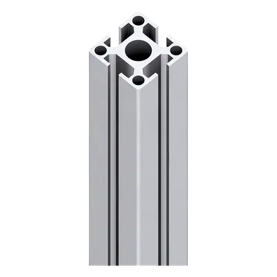 Riel de Aluminio para Videowall / 2380 mm (7.8 ft) / Perfil 40x40 mm / Diseño Modular / Incluye 2 Tapas - Imagen 2