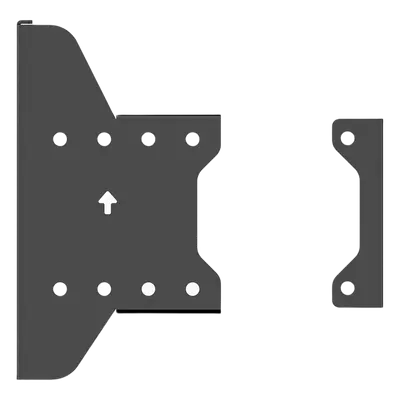 Placa de Montaje Doble para Pantallas / Montaje Pared a Pared / 8.9 x 5 x 3.7 pulgadas / Compatible Madera, Ladrillo y Hormigón - Imagen 2