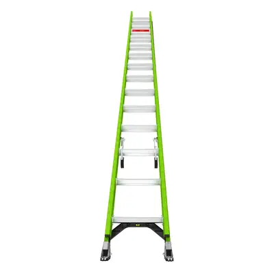 Escalera de Extensión / Aluminio + Fibra de Vidrio / 8.5 m (27.9 ft) / Capacidad 136 kg / Peso 24.31 kg / Escalones Antifatiga / Sistema de Polea Reducido - Imagen 2