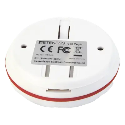 Botón de Llamada Inalámbrico / 433 MHz / Alcance 100 m (328.1 ft) / IP65 / -20°C a 55°C / Batería 12V 23A - Imagen 2