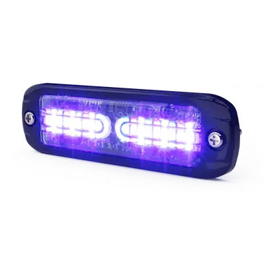 Luz LED Direccional de Advertencia / 12 LED / Ámbar/Violeta / 12-24 VDC / Perfil Ultrabajo / -40°C a +65°C (-40°F a +149°F) - Imagen 3