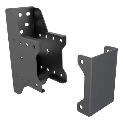 Placa de Montaje Doble para Pantallas / Montaje Pared a Pared / 8.9 x 5 x 3.7 pulgadas / Compatible Madera, Ladrillo y Hormigón - Imagen 3