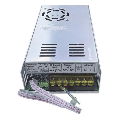 Fuente de Alimentación / 13.8 VCC 30 A / 414 W / Entrada 100-260 VCA / Terminales Tornillo / Operación -20 °C a 70 °C - Imagen 3