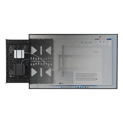 Panel de Almacenamiento AV Deslizante / Capacidad 10 kg (22 lbs) / Rango 300 mm / Acero de Alta Resistencia / Quick-Release / Montaje Pared y Riel - Imagen 4