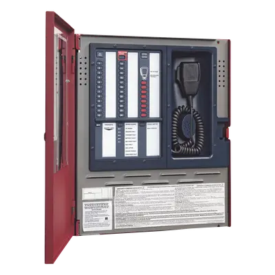 Centro de Comando de Emergencia / 50 W Ampliable a 100 W / 8 Circuitos de Entrada / 14 Mensajes Grabados / Micrófono Supervisado / Listado UL 2572 y UL 864 - Imagen 2