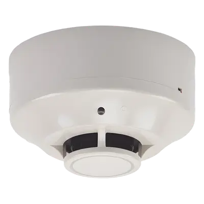 Detector de Calor Inalámbrico Direccionable / Temperatura Fija 135 °F (57 °C) / Red Mallada Clase A 902-928 MHz / Topología Padre-Hijo con Repetidor / Base y Baterías Incluidas - Imagen 2
