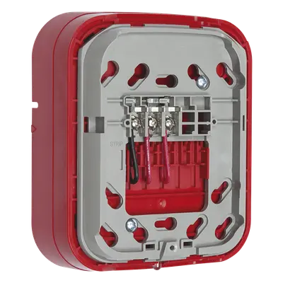 Base Inalámbrica Direccionable / Montaje en Pared / Salida 24 VDC / Red de Malla Swift / Color Rojo / UL y ULC Certificada - Imagen 2