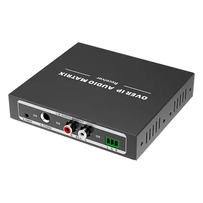 Receptor de Audio sobre IP / PCM 2.0 / Transmisión 120 m (393.7 ft) / Matriz 256x256 / Múltiples Interfaces Analógicas / Protección ESD / Bajo Consumo ≤2 W - Imagen 2