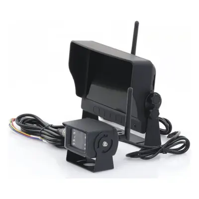 Cámara de Reversa Inalámbrica / Monitor LCD 7" / Visión Nocturna IR 18 LEDs / IP69K / Expandible a 4 Cámaras - Imagen 2