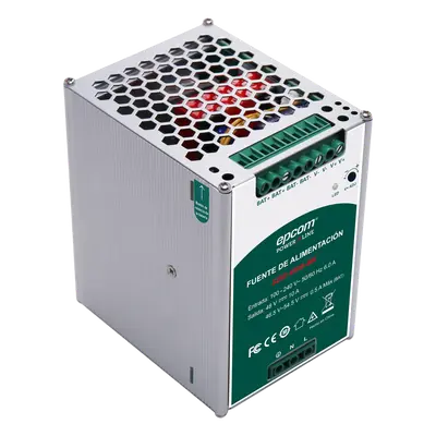 Fuente de Alimentación Industrial DIN Riel / 480 W / Salida 48 VCC 10 A / Eficiencia ≥93% / Carga de Batería / -20°C a 70°C - Imagen 2