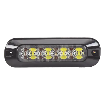 Luz Auxiliar LED / 4 LEDs Ultra Brillantes / 21 Patrones de Destello / 12-24 VCC / SAE J595 Clase I / Mica de Policarbonato Transparente - Imagen 2