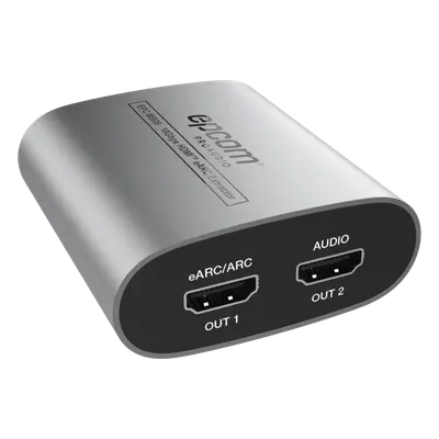 Extractor de Audio eARC HDMI / 18 Gbps / 4K HDR / Salidas Óptica y Coaxial Simultáneas / Audio HD 7.1 / Dolby Atmos y DTS:X / Diseño Compacto - Imagen 2