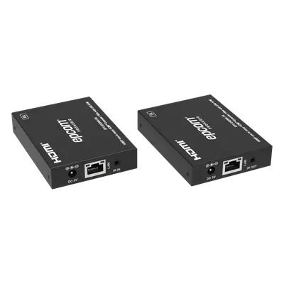 Extensor HDMI con KVM / 1080p@60Hz / H.265 / 150 m (492.1 ft) sobre Cat5e/6 / HDCP 1.4 / USB KVM / IR 20 Hz-60 kHz / Compatible Switch 1G - Imagen 2