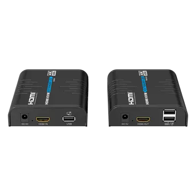 Extensor KVM HDMI / 4K 60 Hz / 120 m (393.7 ft) con CAT6 / 18 Gbps / HDCP 2.2 / Latencia 120-170 ms / IPColor Stream / Matriz 256x256 - Imagen 2