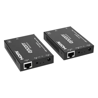 Extensor HDMI sobre IP / Full HD 1080p@60Hz / Alcance 150 m (492.1 ft) por CAT6 / Codificador y Decodificador / Red Gigabit / Control IR - Imagen 2