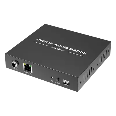 Receptor de Audio sobre IP / PCM 2.0 / Transmisión 120 m (393.7 ft) / Matriz 256x256 / Múltiples Interfaces Analógicas / Protección ESD / Bajo Consumo ≤2 W - Imagen 3
