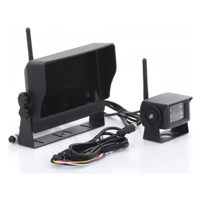 Cámara de Reversa Inalámbrica / Monitor LCD 7" / Visión Nocturna IR 18 LEDs / IP69K / Expandible a 4 Cámaras - Imagen 3
