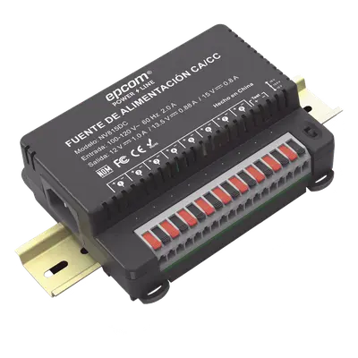 Fuente de Poder / 8 Canales / 12/13.5/15 Vcc Ajustables / 8 A / 96 W / Montaje en Pared - Imagen 3