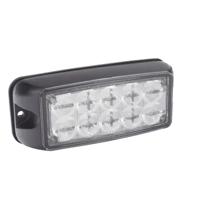 Luz de Advertencia LED / 10 LED / Rojo/Azul / 5x2 Pulgadas / 12-24 VDC / Montaje Superficial / IP Resistente al Agua / SAE Clase I - Imagen 5