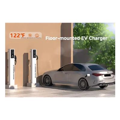 Estación de Carga para Vehículos Eléctricos / Tipo Pedestal / Doble Conector Tipo 1 (SAE J1772) / 48 A / 11.5 kW por Puerto / Pantalla LCD 4.3 in (10.9 cm) / RFID / IP54 / Chasis SGCC Galvanizado - Imagen 3