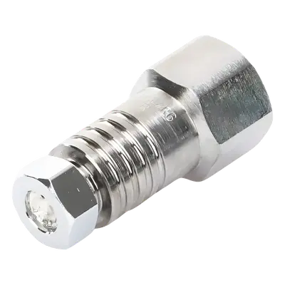 Boquillas de Descarga Tipo R / 3/8" NPT / Latón Niquelado-Cromado / Filtro de Acero Inoxidable / Paquete de 10 - Imagen 3