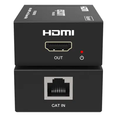 Splitter Extensor HDMI 1x4 / 4K@60Hz / Transmisión 60 m (196.9 ft) / Cable Cat6 / EDID / HDCP 2.2 / Salida Loop - Imagen 3