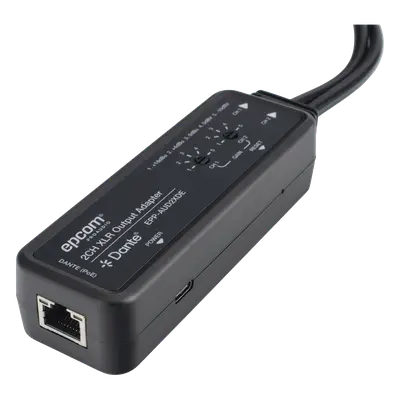 Extensor de Audio Dante® / 2 Canales XLR / Latencia Configurable 1-5ms / Transmisión 100 m (328 ft) / PoE / USB-C / HDMI 1.4 - Imagen 3