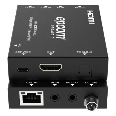Extensor HDMI / 4K@60Hz 4:4:4 / HDR y Dolby Vision / Transmisión 70 m (229.7 ft) por CAT6/6a / PoC Bidireccional / ARC y Audio Óptico / EDID e IR - Imagen 2