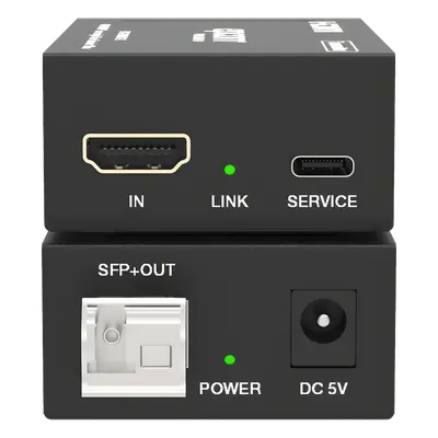Extensor HDMI sobre Fibra Óptica / 4K2K@60Hz / 4:4:4 / 18 Gbps / Monomodo LC / 10 km (32,808 ft) / HDCP 2.2 / HDR10+ Dolby Vision / Audio 7.1CH - Imagen 3
