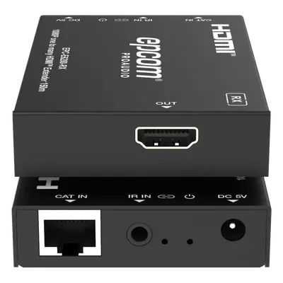 Extensor HDMI sobre IP / Full HD 1080p@60Hz / Alcance 150 m (492.1 ft) por CAT6 / Codificador y Decodificador / Red Gigabit / Control IR - Imagen 3