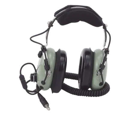 Auriculares de Aviación / Cancelación Activa de Ruido / Reducción 24 dB / Cable Espiral 1.5 m (4.9 ft) / Micrófono M-7A / Certificación FAA TSO - Imagen 3