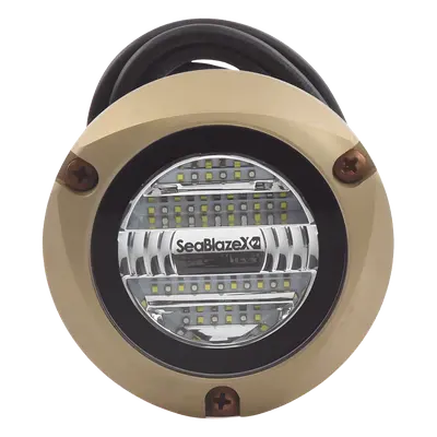 Luz LED Marina Subacuática / Blanco y Azul / 6000 Lúmenes / IP68 / Brone Naval / 10-24 VCD - Imagen 3
