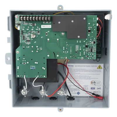 Energizador Perimetral / 10,000 Volts / 10,000 m (32,808 ft) Lineales / Alimentación AC 127-220V o Solar / Control Remoto RF 433 MHz / Respaldo Batería 5 Días - Imagen 4