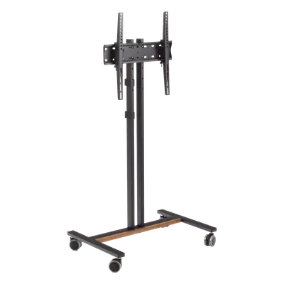 Soporte Móvil para TV / Hasta 55 Pulgadas / Carga 35 kg (77 lbs) / VESA 200x200 a 600x400 / Ruedas con Frenos / Altura Ajustable 4 Posiciones - Imagen 6