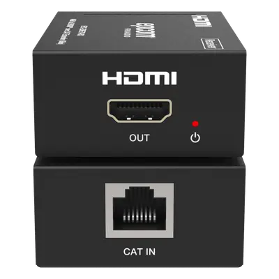 Splitter HDMI / 1x2 / 4K@60Hz a 60 m (197 ft) / 4K@30Hz a 70 m (230 ft) / Extensión Cat6 / Salida Loop / EDID / HDCP 2.2 / PoC - Imagen 4