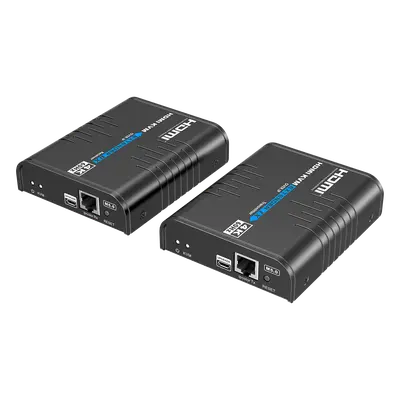 Extensor KVM HDMI / 4K 60 Hz / 120 m (393.7 ft) con CAT6 / 18 Gbps / HDCP 2.2 / Latencia 120-170 ms / IPColor Stream / Matriz 256x256 - Imagen 4