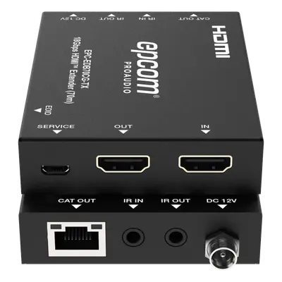 Extensor HDMI / 4K@60Hz 4:4:4 / HDR y Dolby Vision / Transmisión 70 m (229.7 ft) por CAT6/6a / PoC Bidireccional / ARC y Audio Óptico / EDID e IR - Imagen 3