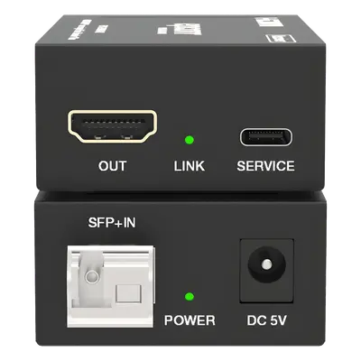 Extensor HDMI sobre Fibra Óptica / 4K2K@60Hz / 4:4:4 / 18 Gbps / Monomodo LC / 10 km (32,808 ft) / HDCP 2.2 / HDR10+ Dolby Vision / Audio 7.1CH - Imagen 4