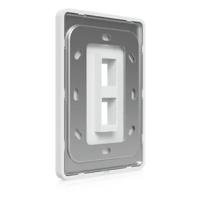 Placa Keystone Universal / 2 Puertos / Superficie Pintable / Montaje Vertical / 4 Piezas - Imagen 4